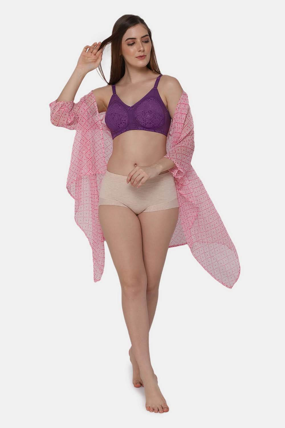 Full Coverage Non-Wired Non-Padded Intimacy Ethnic Bridal Bra - LL06 - Naidu Hall Family Store