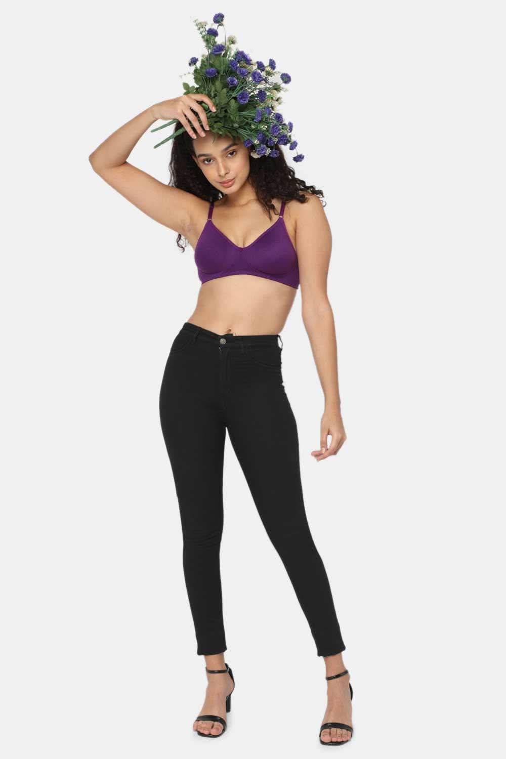 Naidu Hall Medium Coverage Non-Padded T-Shirt Bra - Candi - Naidu Hall Family Store
