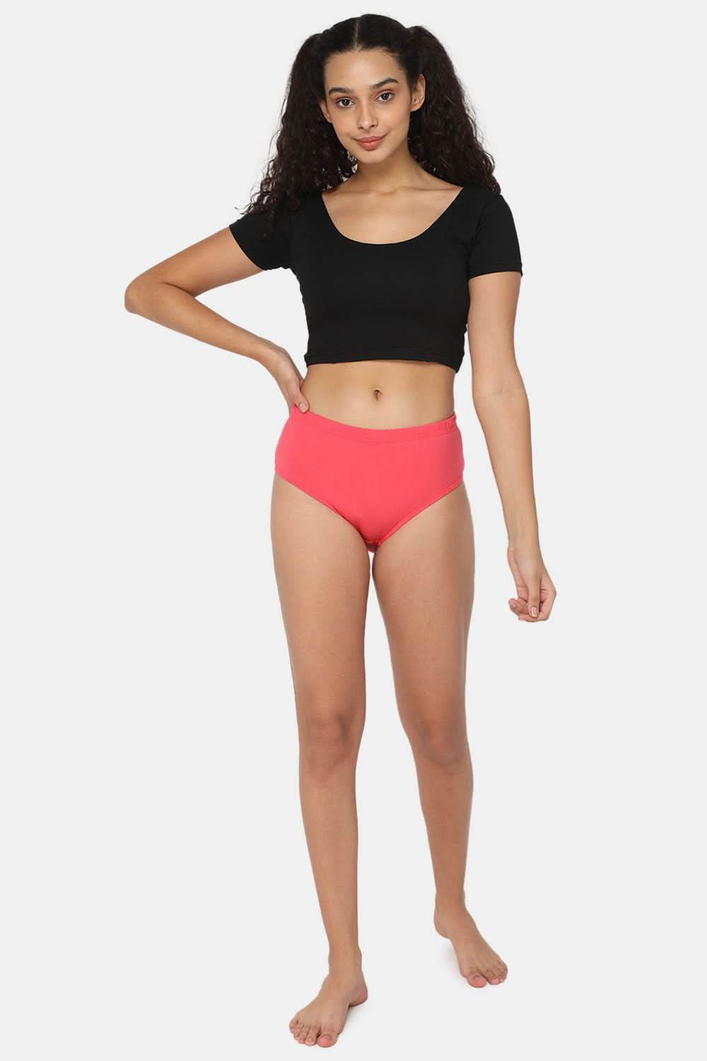 Intimacy Assorted Classic Dark Plain Cotton Panty – Inner Elastic – Pack of 3 - Naidu Hall Family Store