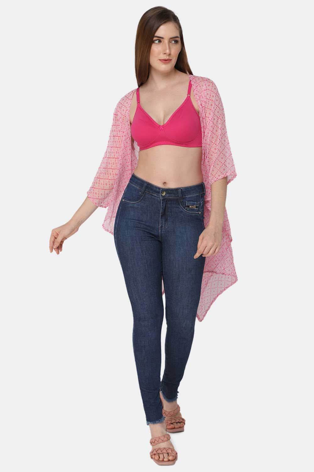 Medium Coverage Non-Wired Non-Padded Intimacy Saree Bra - INT29 - Naidu Hall Family Store