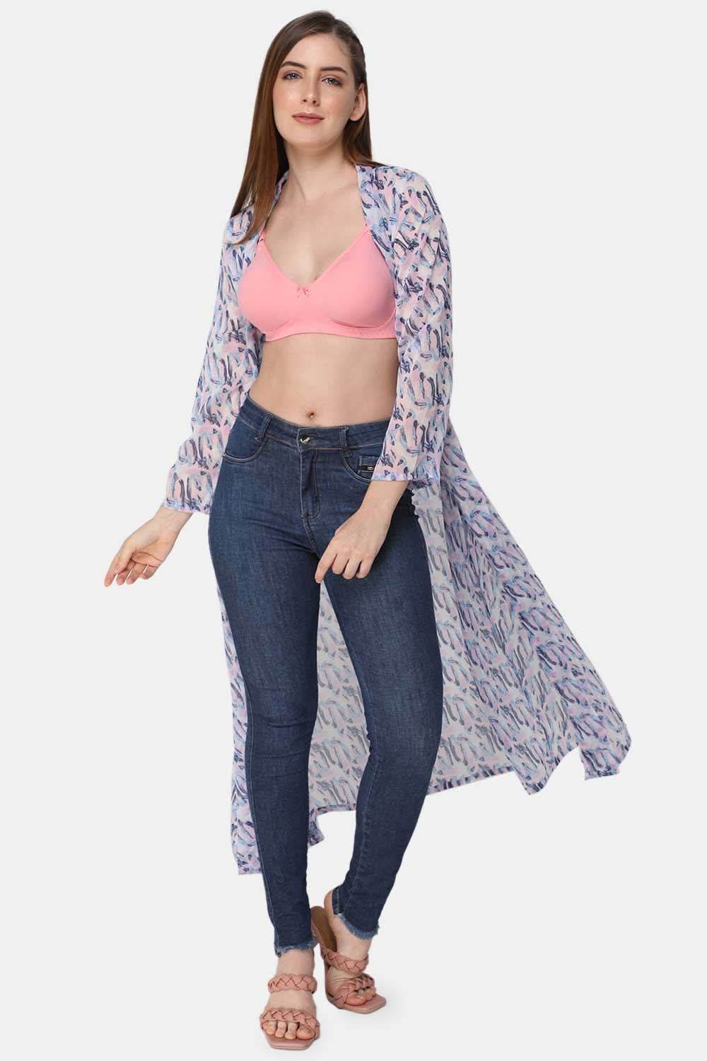Medium Coverage Non-Wired Non-Padded Intimacy Saree Bra - INT29 - Naidu Hall Family Store