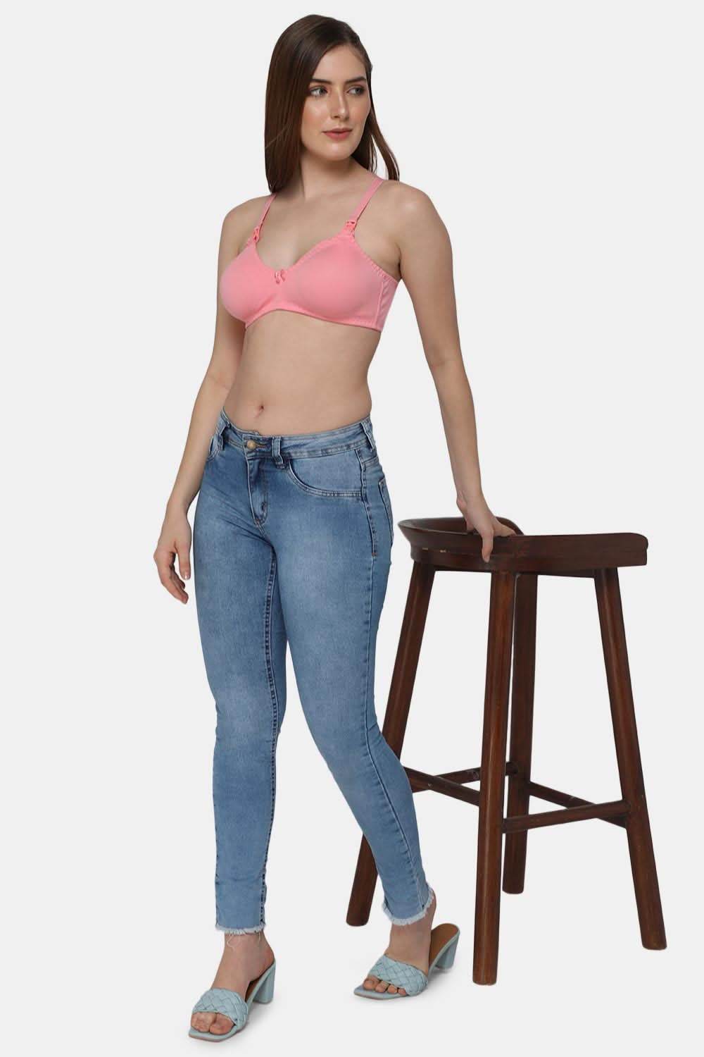 Medium Coverage Non-Wired Non-Padded Intimacy Feeding Bra - Nursing Bra - INT21 - Naidu Hall Family Store