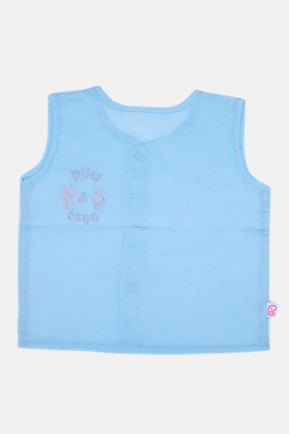 Oh Baby Wild Free Cotton Sleeveless Shirt with Front Button Opening - PV01 - Naidu Hall Family Store