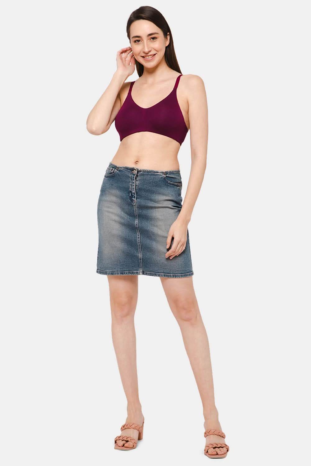 High Coverage Non-Wired Non-Padded Intimacy T-Shirt Bra - DEF S - Naidu Hall Family Store