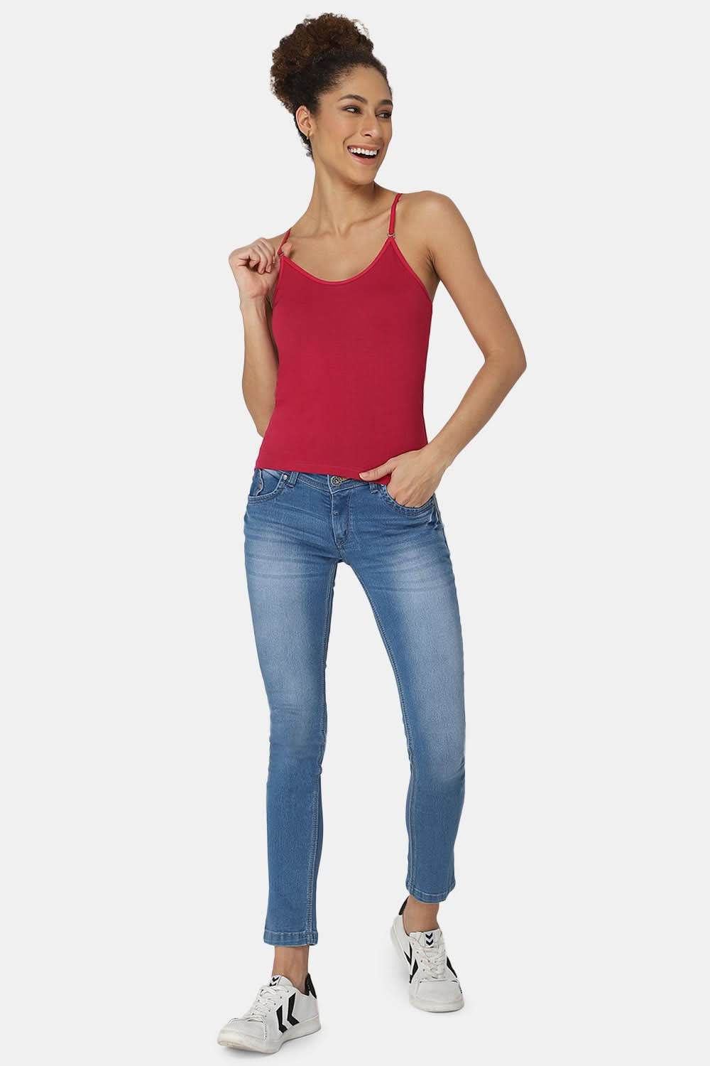 Intimacy Full Coverage Cotton Slip Camisole – IN15 | Non-Wired, Non-Padded & Ultra-Comfortable - Naidu Hall Family Store