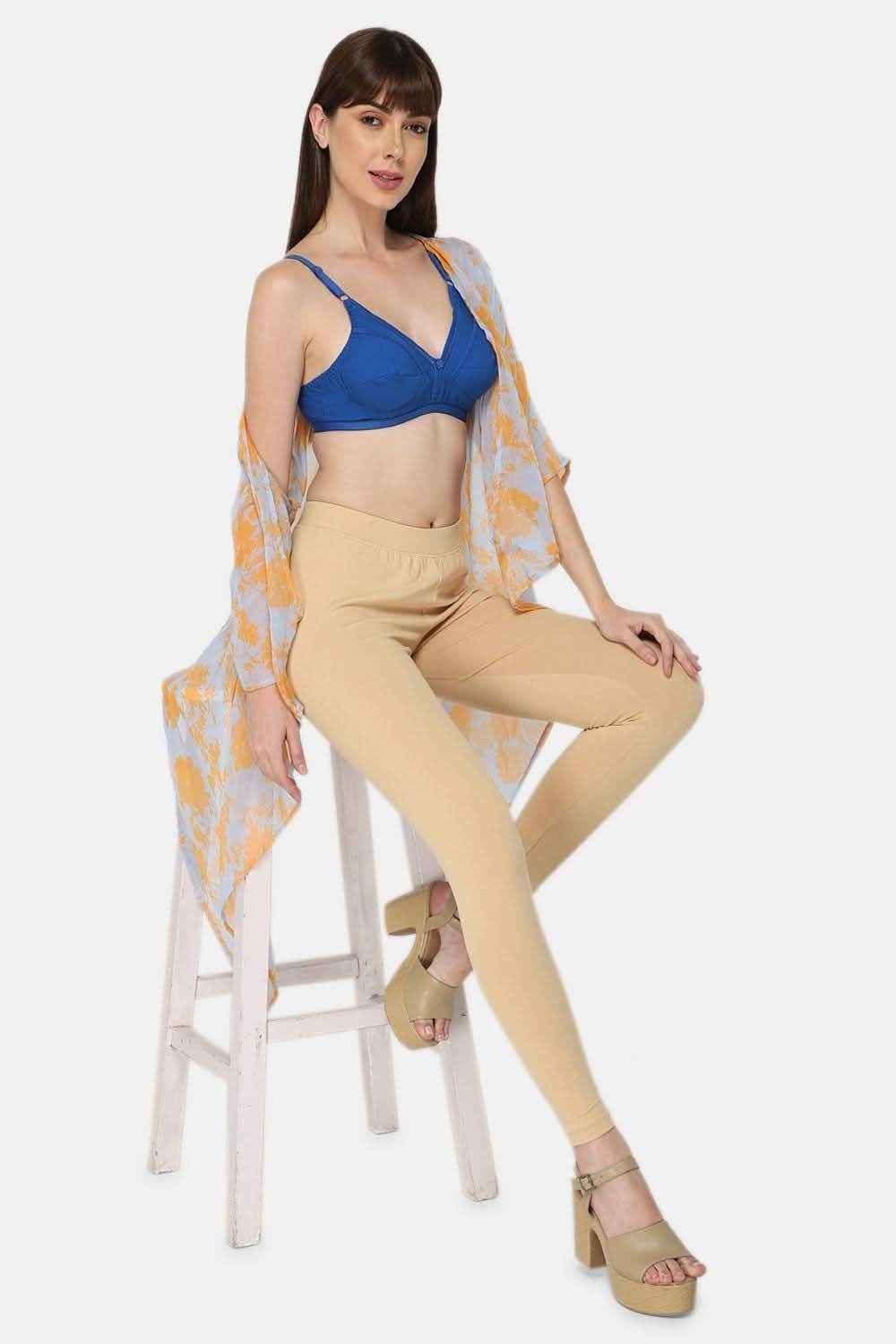 Medium Coverage Non-Padded Non-Wired Naidu Hall Saree Bra - Naturalle - Other Colors - Naidu Hall Family Store