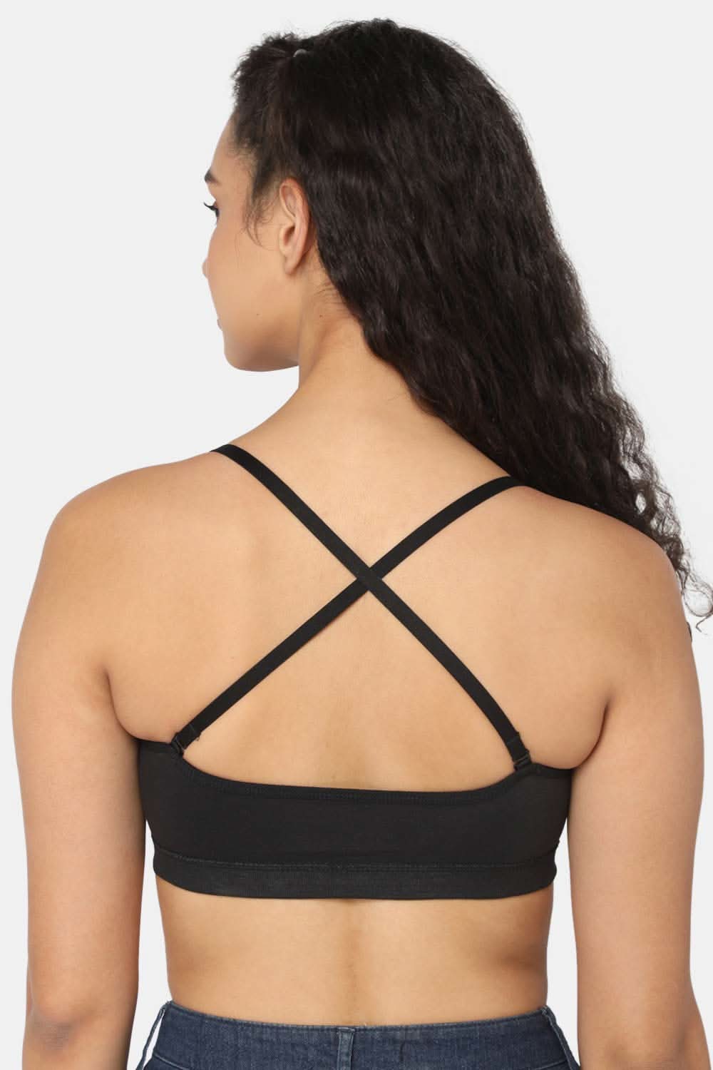 Full Coverage Non-Padded Intimacy Non- Wired Teenager Bra- Black