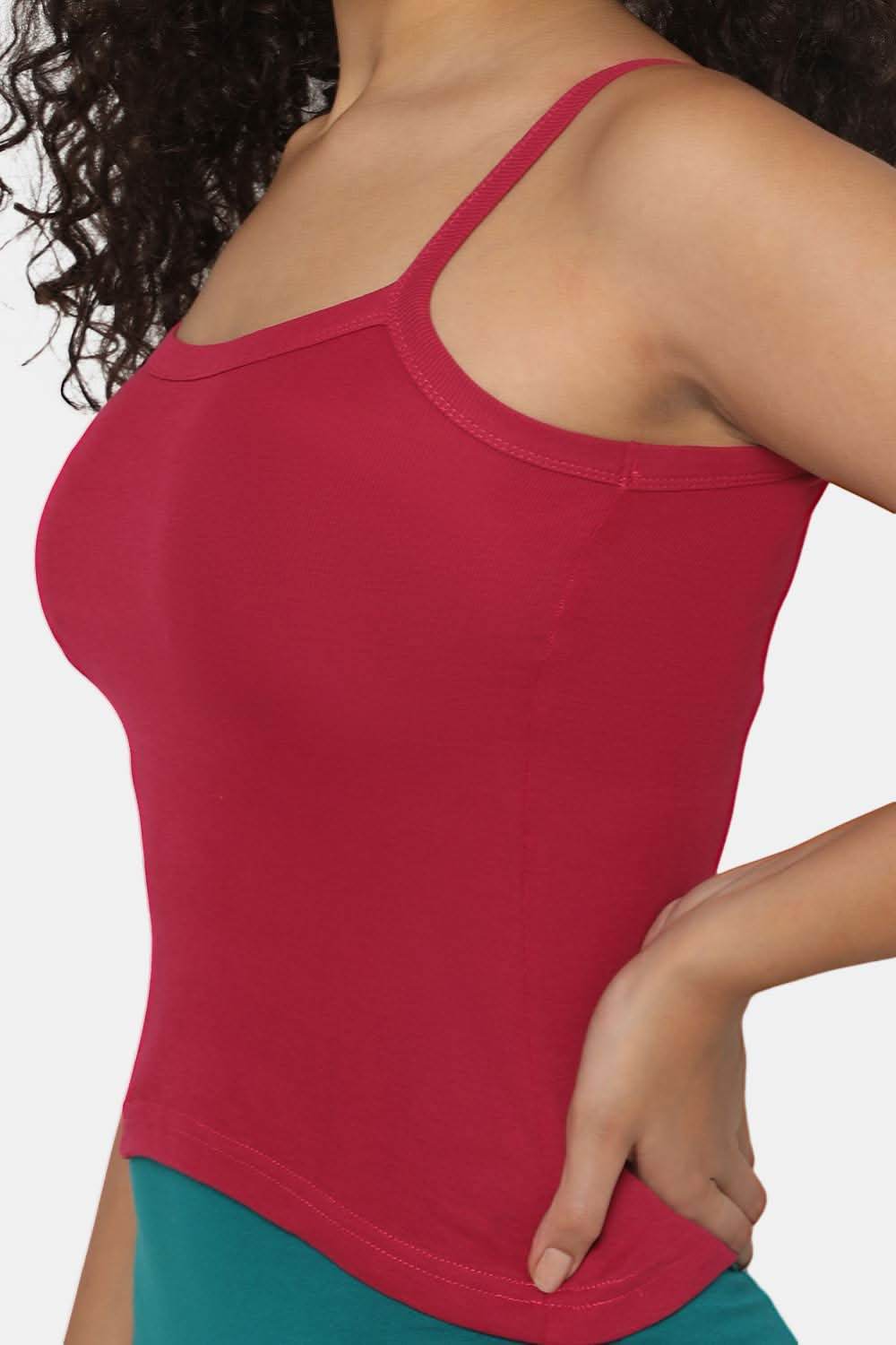 Intimacy Full Coverage 100% Cotton Slip Camisole – IN01 | Non-Padded & Seamless Comfort for Everyday Wear - Naidu Hall Family Store