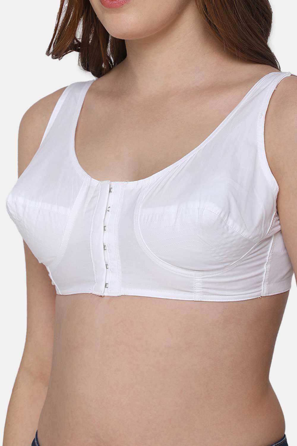 Naidu Hall High Coverage Non-Wired Non-Padded Front Open Cotton Saree Bra - NRPB - Naidu Hall Family Store