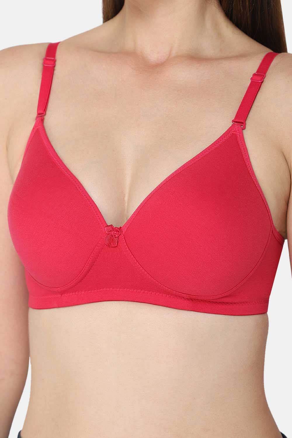 Medium Coverage Non-Wired Thin & Adjustable Intimacy T-Shirt Padded Bra - UC09 - Naidu Hall Family Store
