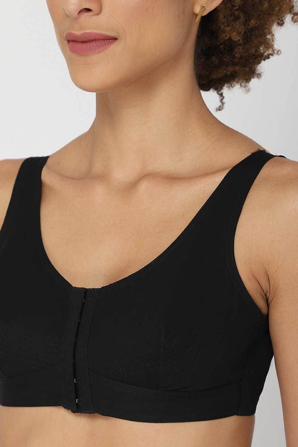 High Coverage Non-Wired Non-Padded Broad Strap Front Open Saree Bra - NHPB - Naidu Hall Family Store