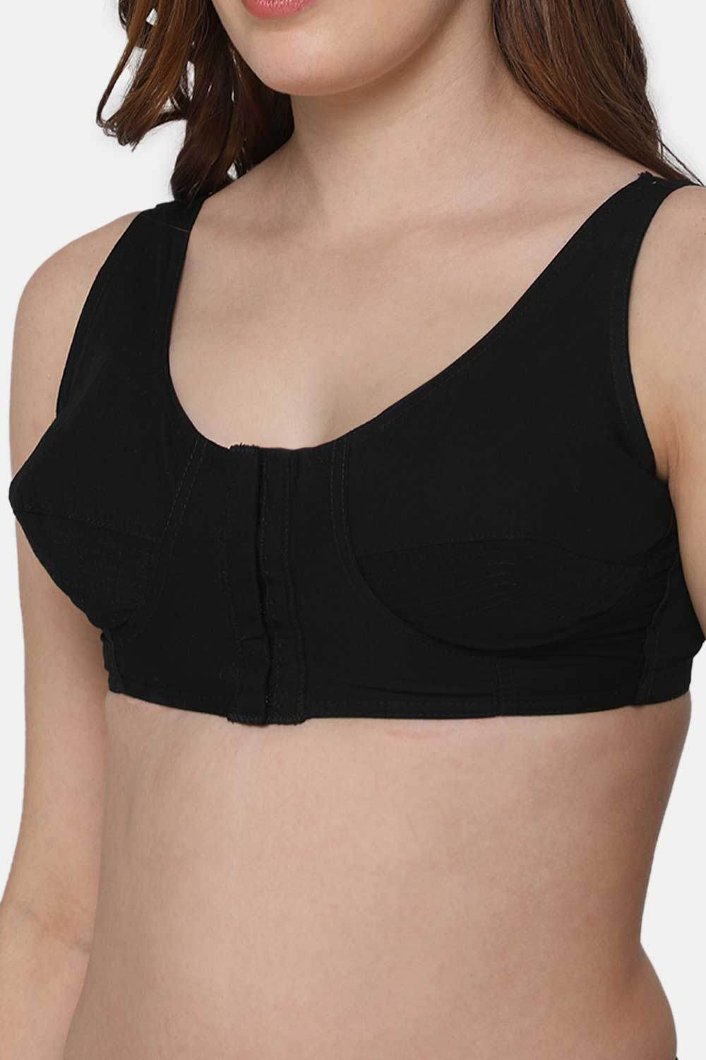 Naidu Hall High Coverage Non-Wired Non-Padded Front Open Cotton Saree Bra - NRPB - Naidu Hall Family Store
