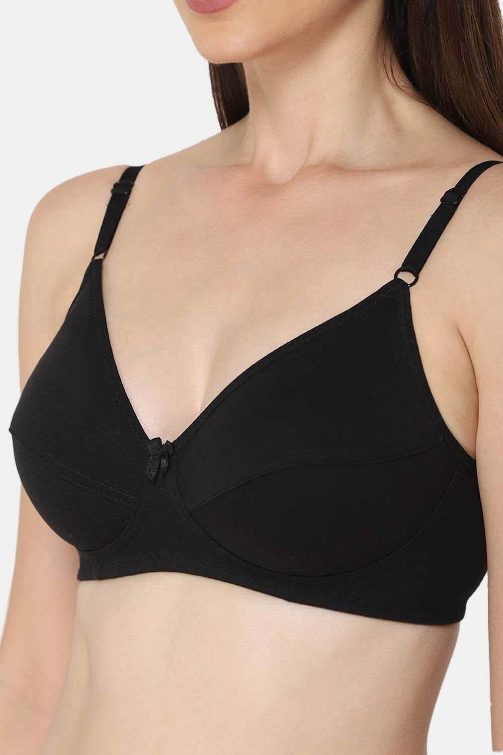 Intimacy Full Coverage Saree Bra - Non-Padded, Wire-Free with Thin Straps, Cotton-Rich Fabric for All-Day Comfort - Naidu Hall Family Store