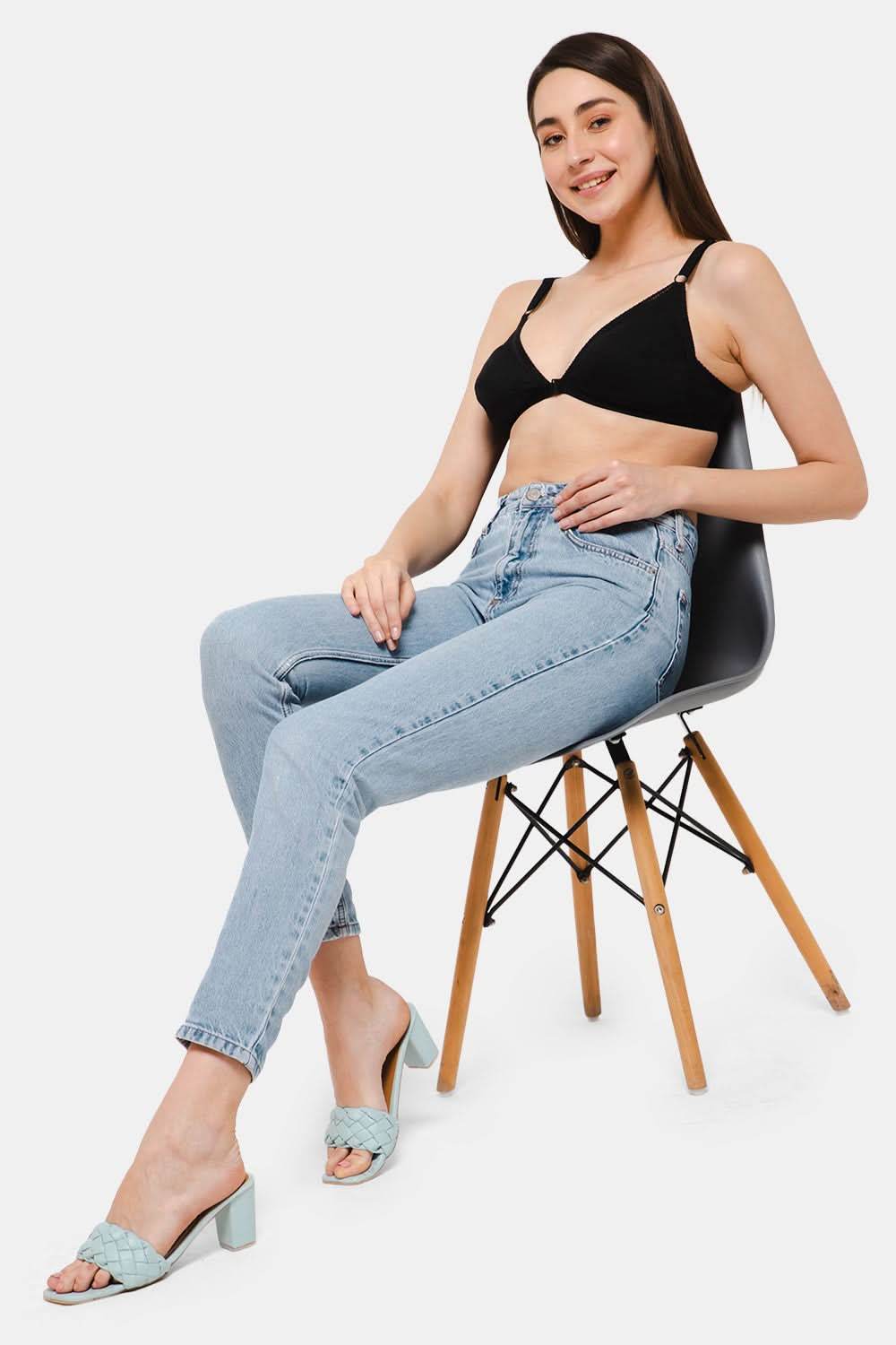 Naidu Hall Non-Padded Non-Wired Front Open Saree Bra - EFRT - Naidu Hall Family Store