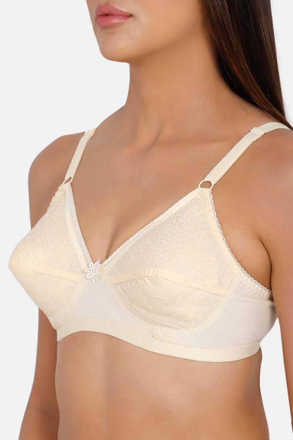 Full Coverage Non-Wired Non-Padded Saree Bra - Naturalle Hakoba Cut and Sew Type for a Comfortable Fit - Naidu Hall Family Store