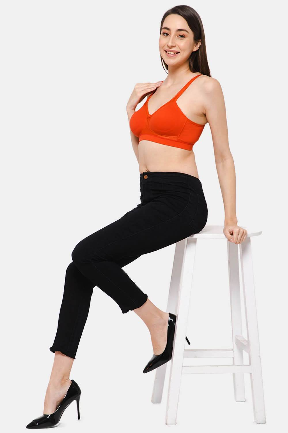 Full Coverage Non-Padded Non-Wired Intimacy T-Shirt Saree Bra - DEF F - Naidu Hall Family Store
