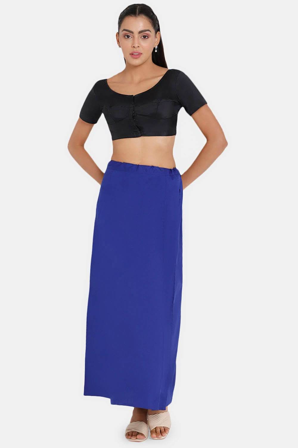 Premium 100% Cotton Saree Inskirt in Popular Colors | Naidu 8-Part Saree Hall Petticoat HC50 - Naidu Hall Family Store