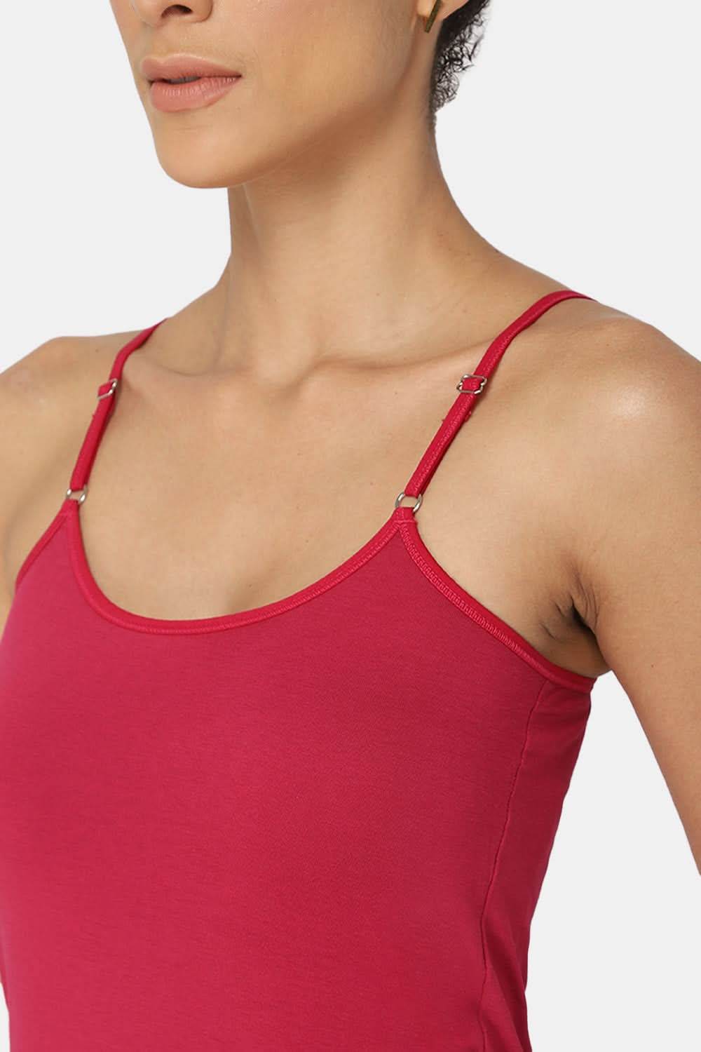 Intimacy Full Coverage Cotton Slip Camisole – IN08 | Non-Padded & Wire-Free Comfort Design - Naidu Hall Family Store