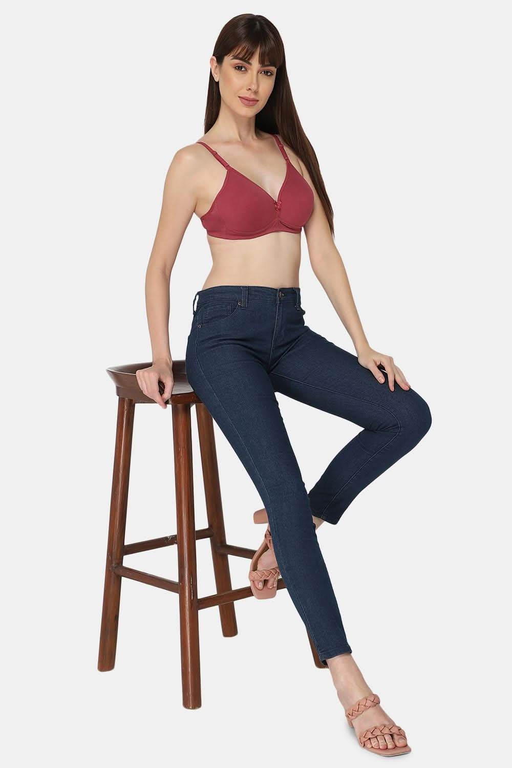 Medium Coverage Non-Wired Premium Cotton Wire-free Intimacy Padded Backless Bra - UC11 - Naidu Hall Family Store