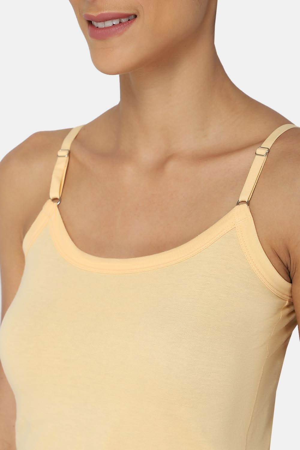 Intimacy Cotton Slip Camisole – IN05 | Wire-Free, Seamless & Adjustable - Naidu Hall Family Store