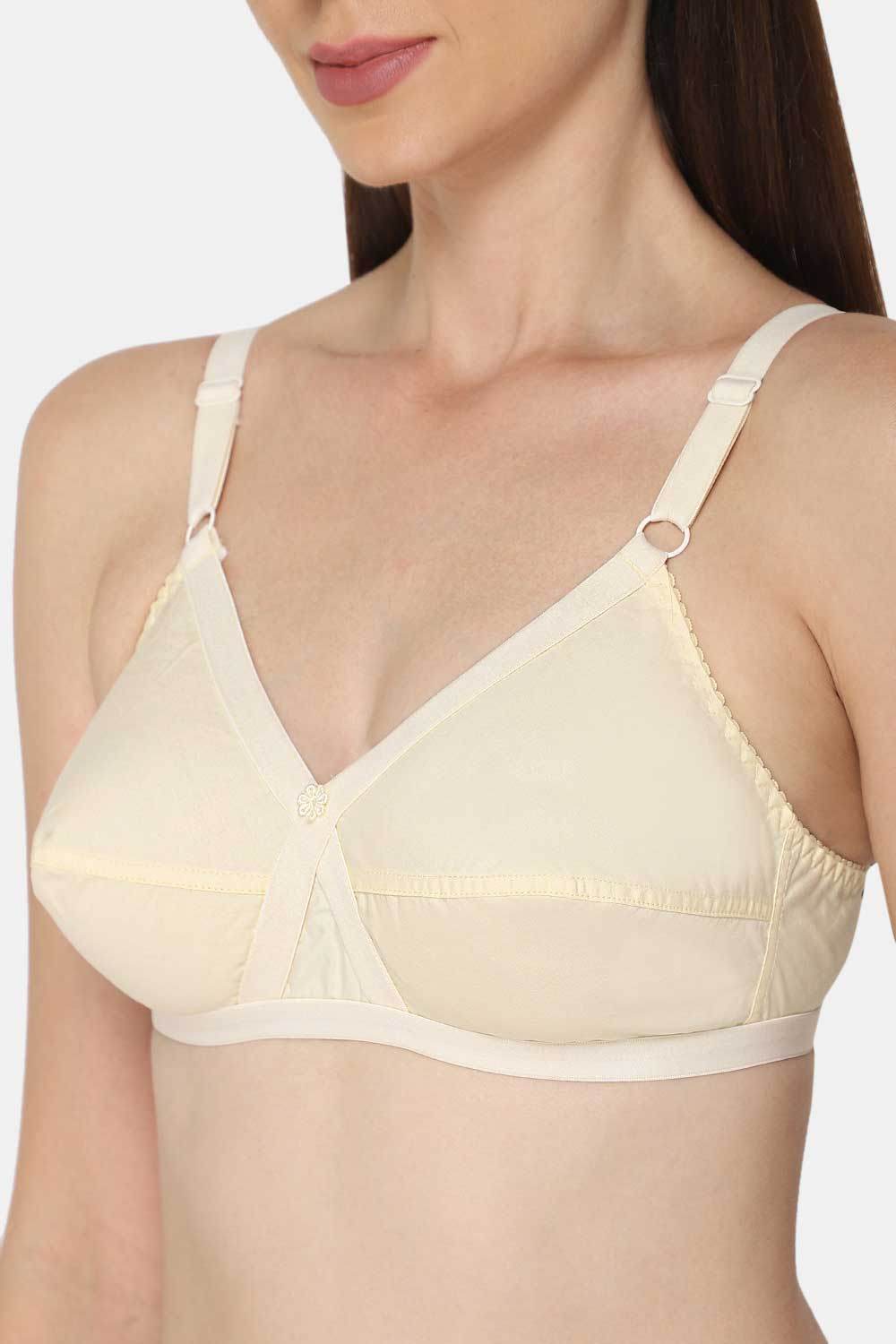Full Coverage Non-Padded Adjustable Strap Heritage Collection Saree Bra - Cross - Prime Shades - Naidu Hall Family Store