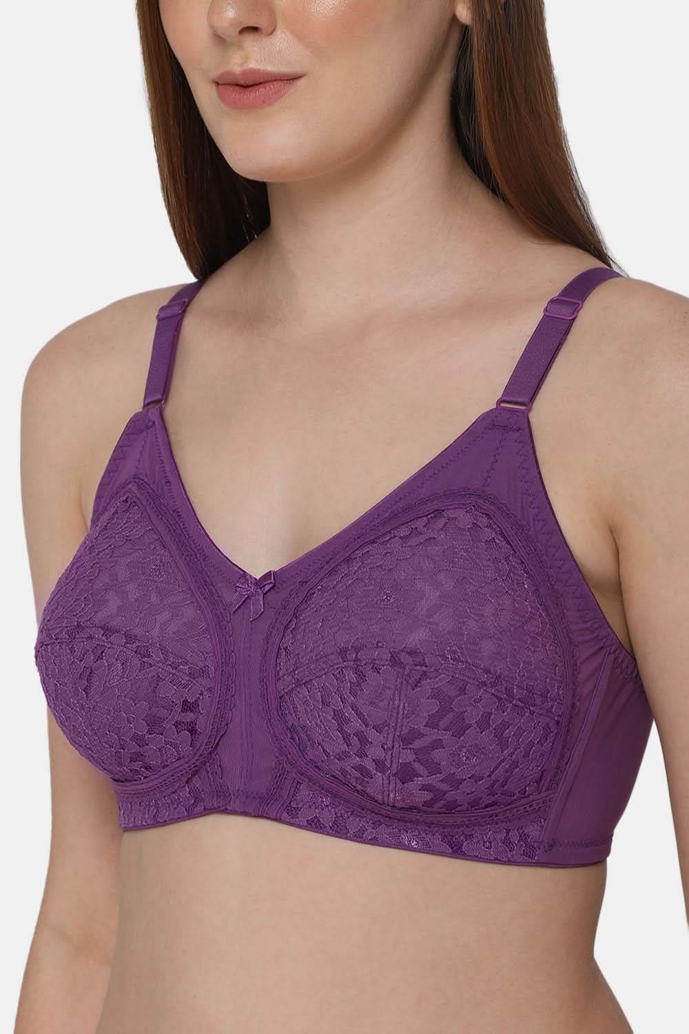 Full Coverage Non-Wired Non-Padded Intimacy Ethnic Bridal Bra - LL06 - Naidu Hall Family Store