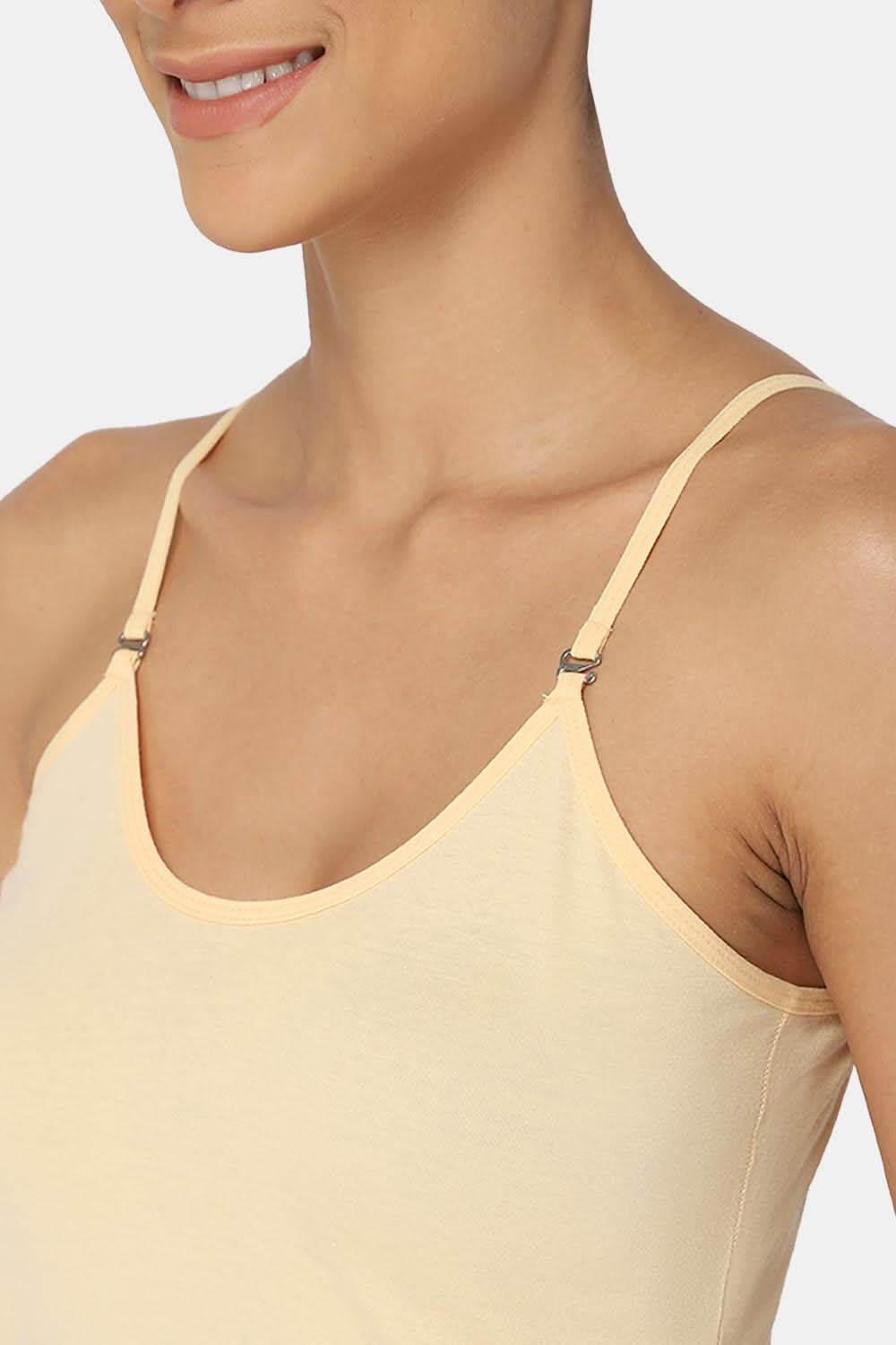 Intimacy Full Coverage Cotton Slip Camisole – IN15 | Non-Wired, Non-Padded & Ultra-Comfortable - Naidu Hall Family Store