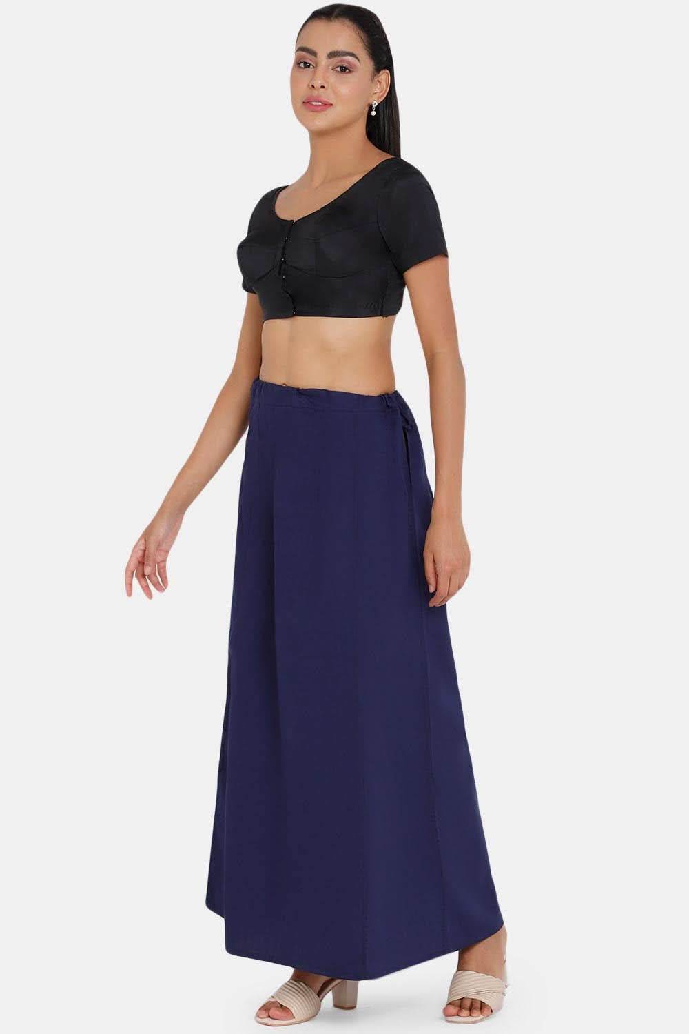 Premium 100% Cotton Saree Inskirt in Popular Colors | Naidu 8-Part Saree Hall Petticoat HC50 - Naidu Hall Family Store