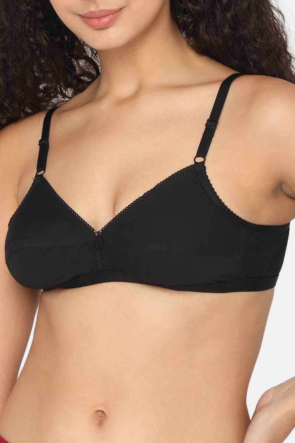 Naidu Hall Cotton Saree Bra with Decorative Neckline and Sweat-Absorbent Technology - Naidu Hall Family Store