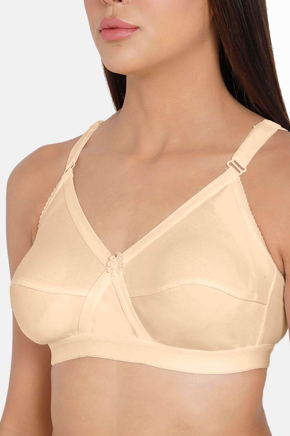 Full Coverage Non-Wired Non-Padded Intimacy Kriss-Kross Everyday Bra - Prime Shades - Naidu Hall Family Store