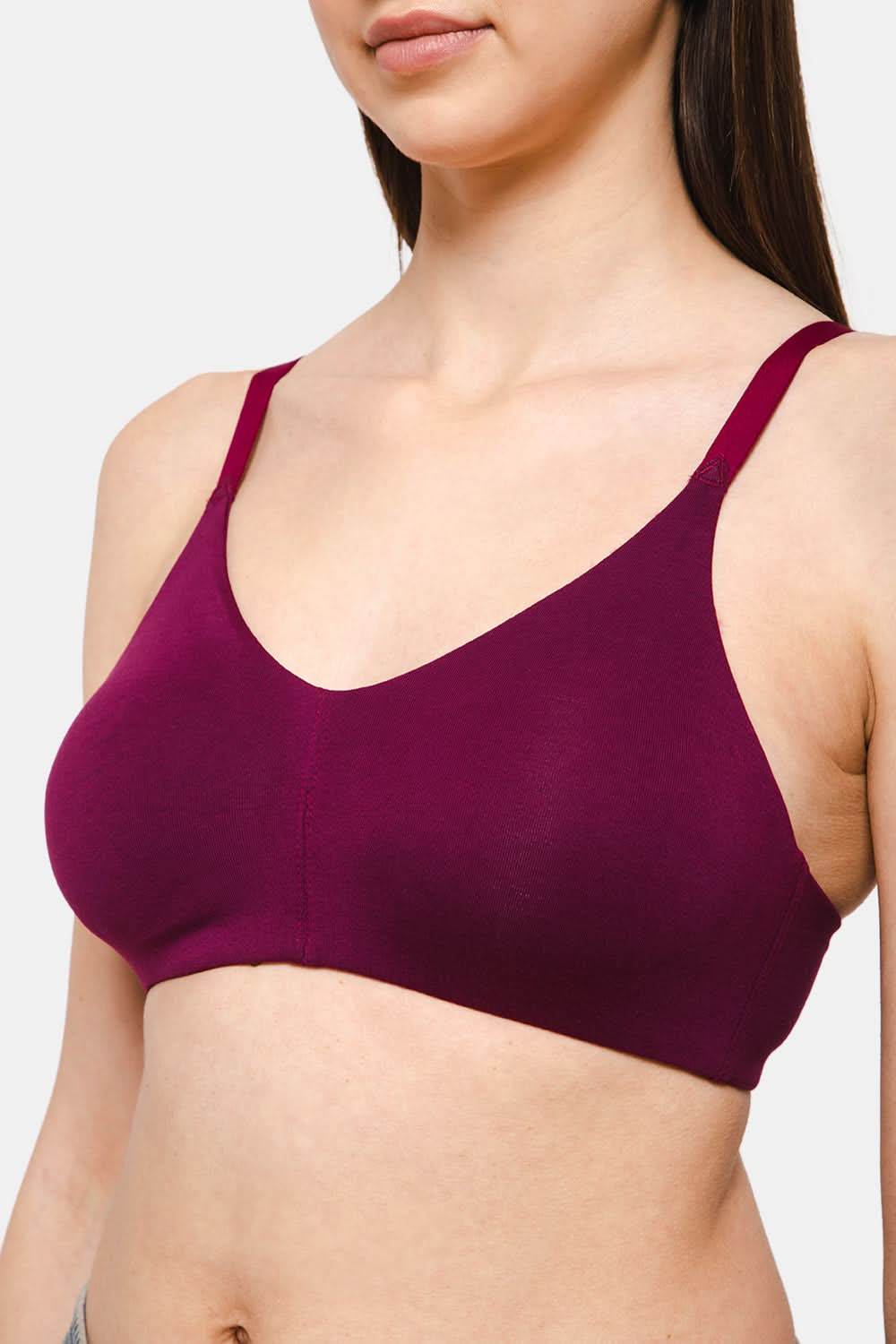 High Coverage Non-Wired Non-Padded Intimacy T-Shirt Bra - DEF S - Naidu Hall Family Store