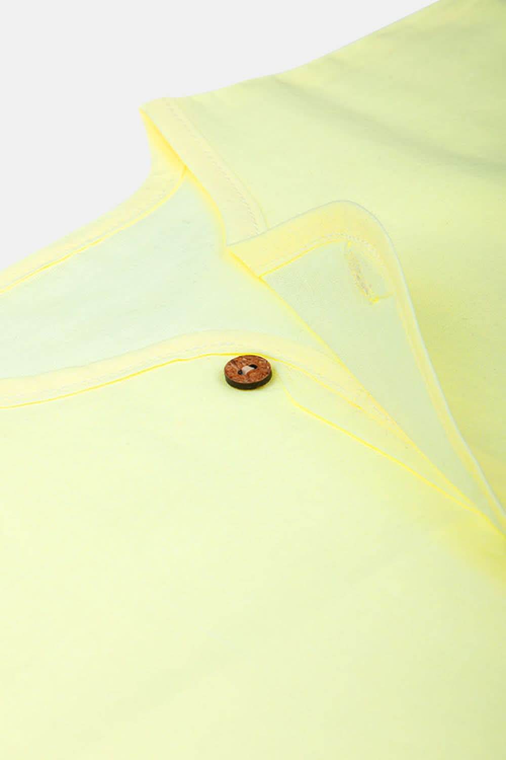 Oh Baby Fly Embroidery Extended Half Sleeve Shirt - EV01 - Naidu Hall Family Store