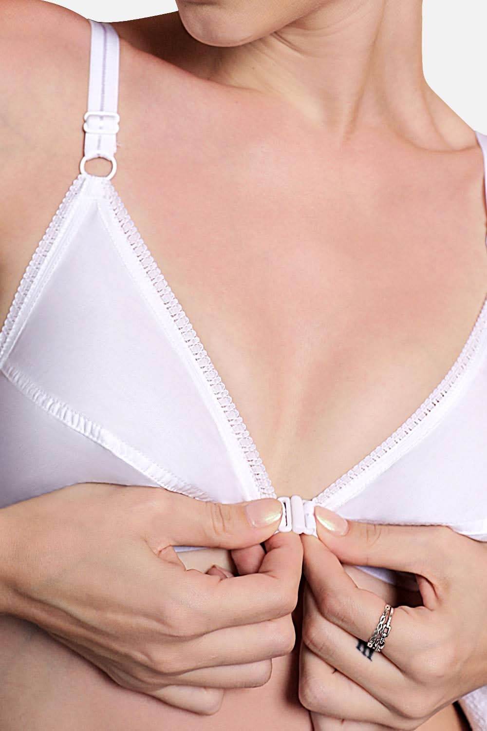 Naidu Hall Non-Padded Non-Wired Front Open Saree Bra - EFRT - Naidu Hall Family Store