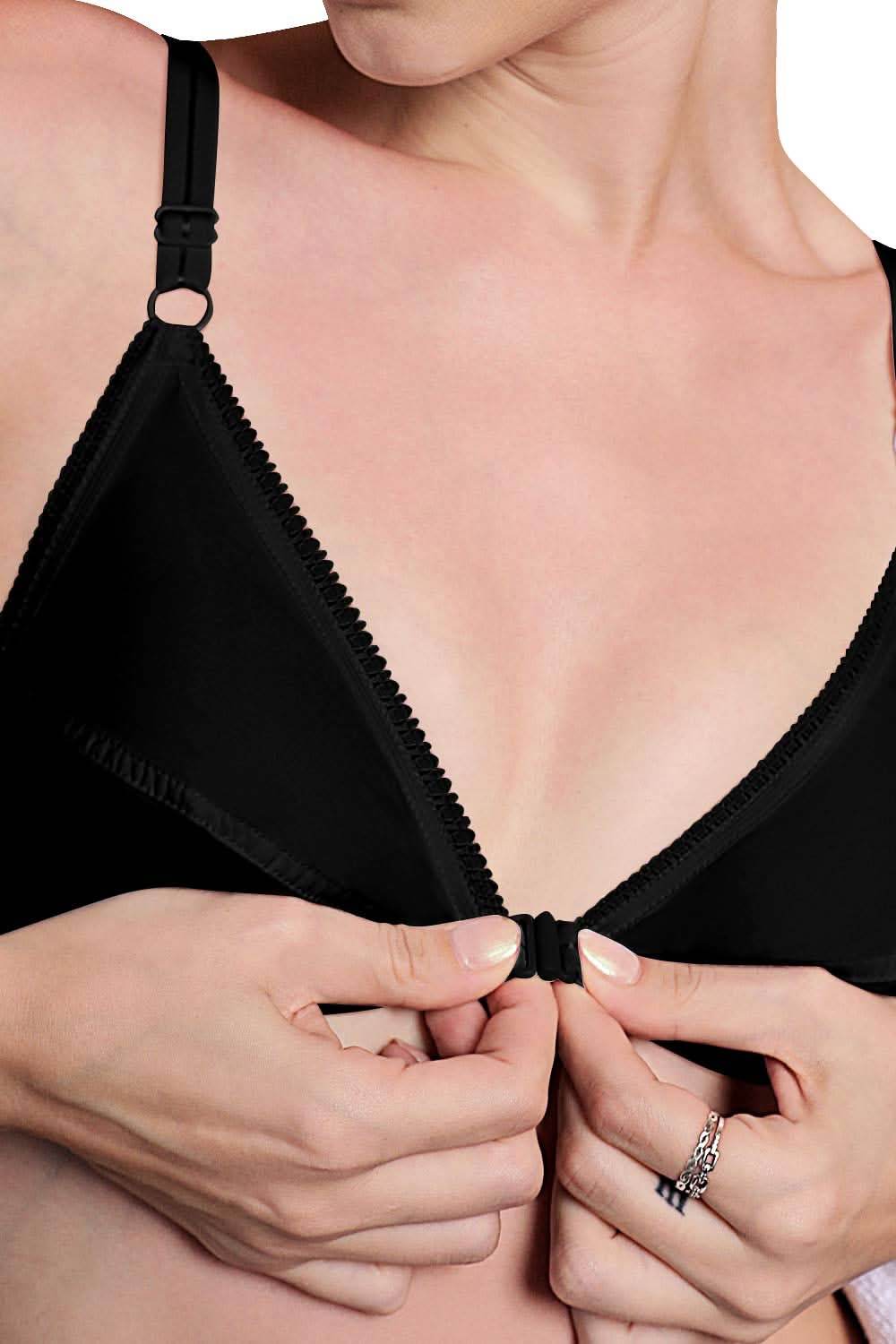 Naidu Hall Non-Padded Non-Wired Front Open Saree Bra - EFRT - Naidu Hall Family Store