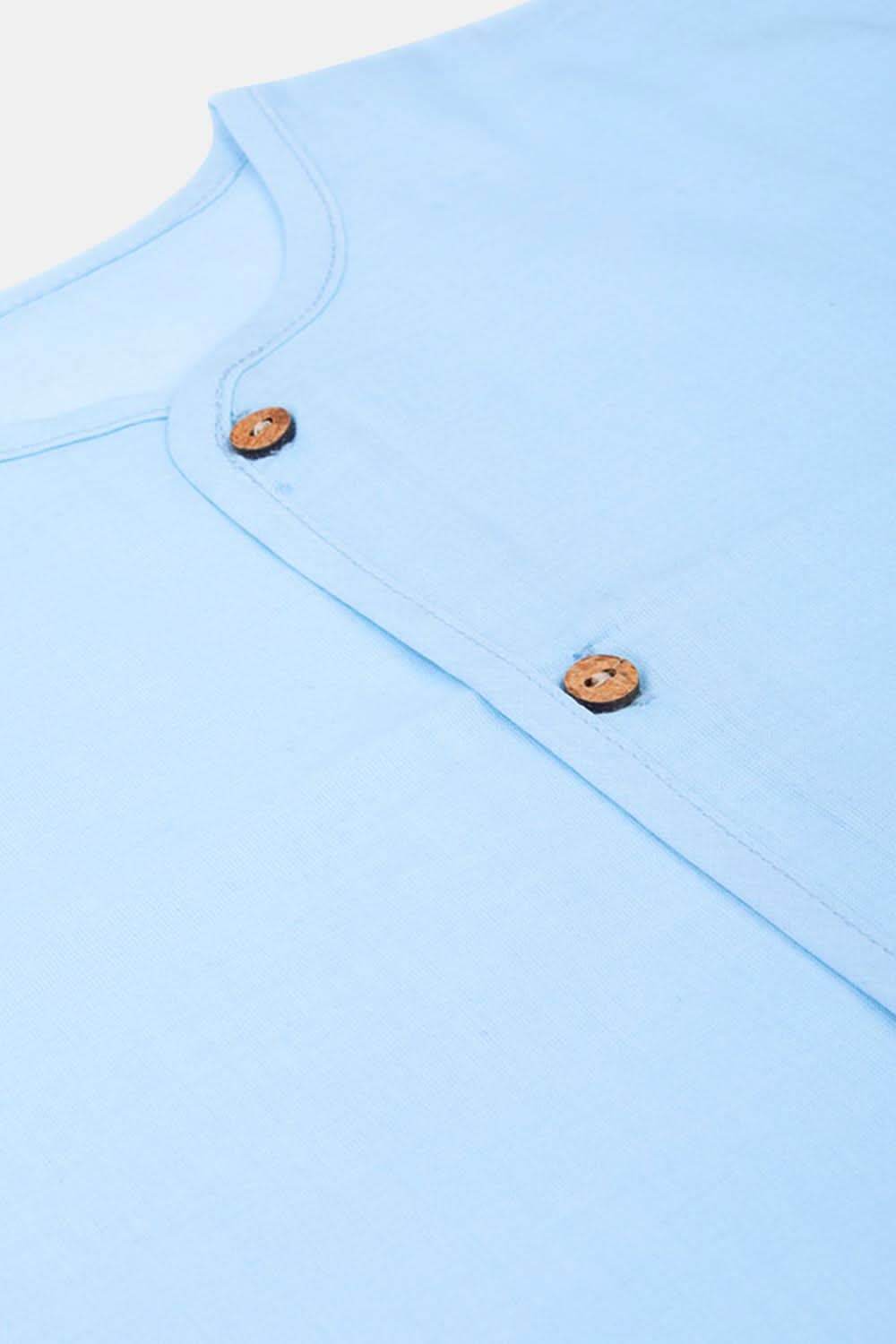 Oh Baby Fly Embroidery Extended Half Sleeve Shirt - EV01 - Naidu Hall Family Store