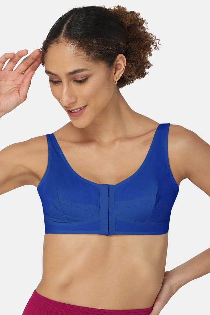 High Coverage Non-Wired Non-Padded Broad Strap Front Open Saree Bra - NHPB - Naidu Hall Family Store