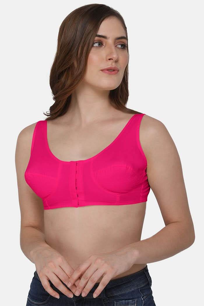 Naidu Hall High Coverage Non-Wired Non-Padded Front Open Cotton Saree Bra - NRPB - Naidu Hall Family Store
