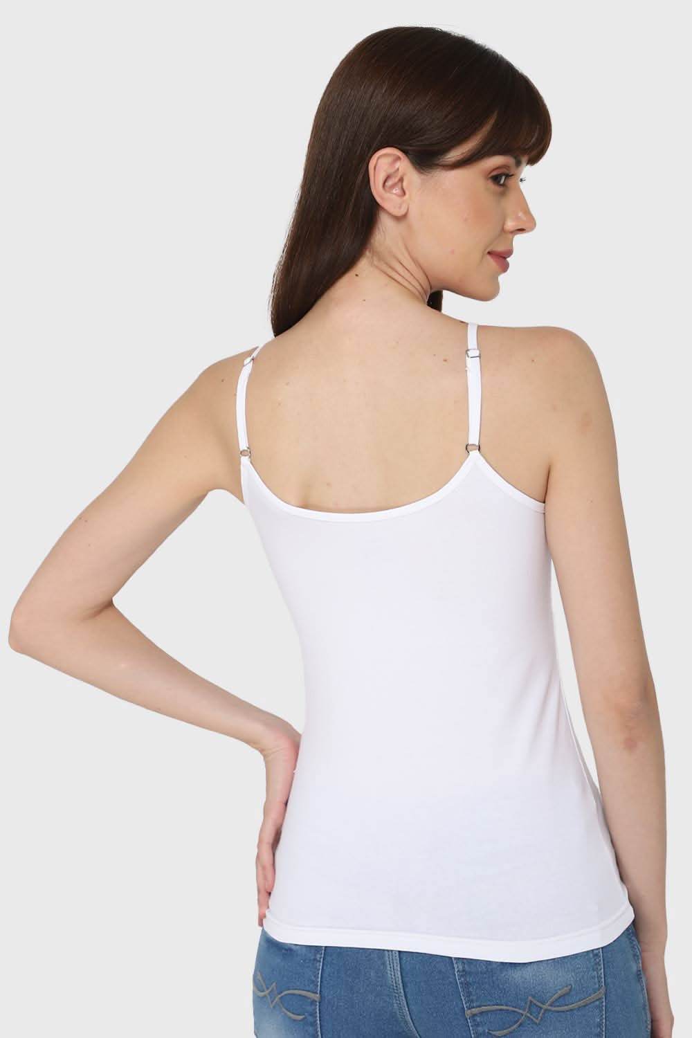 Intimacy Full Coverage Cotton Slip Camisole – CL04 | Non-Padded, Non-Wired & Seamless - Naidu Hall Family Store