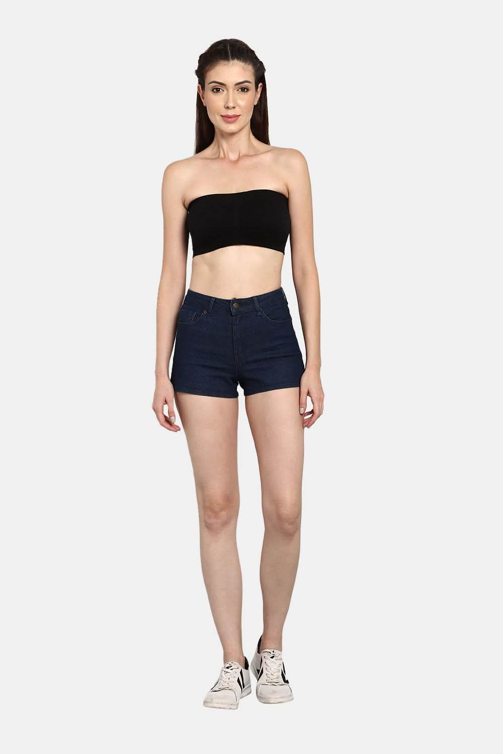 High Coverage Non-Wired Intimacy Double Layered Padded Wirefree Tube Bra - Naidu Hall Family Store