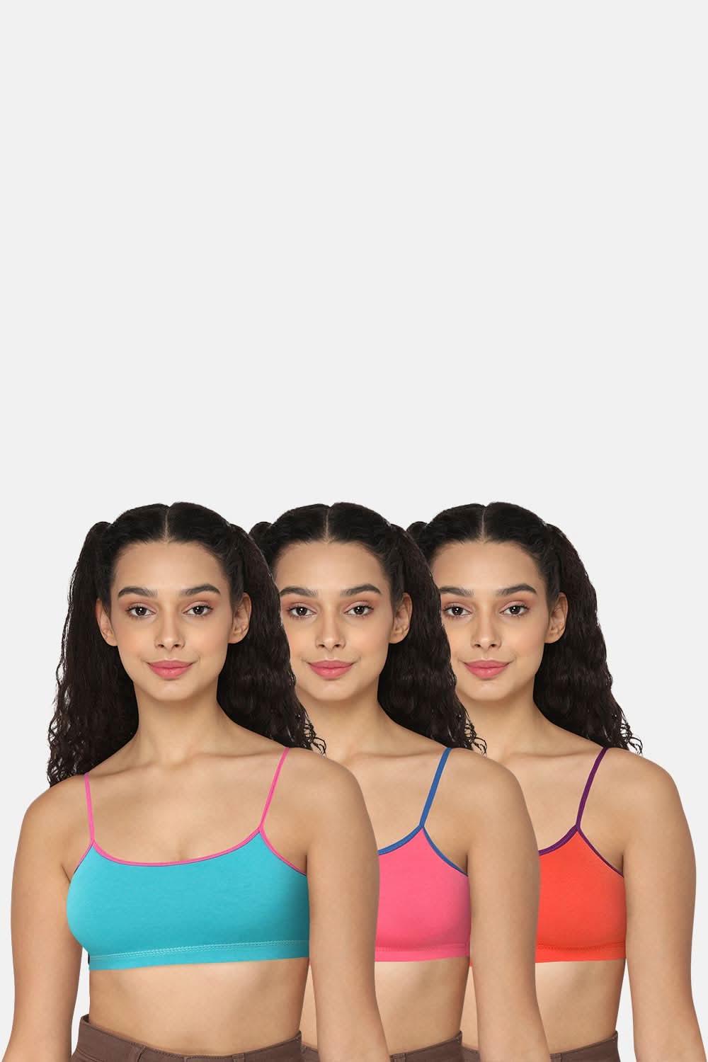 Intimacy Beginner Bra -Blue Pink Orange -Colourful Comfort!