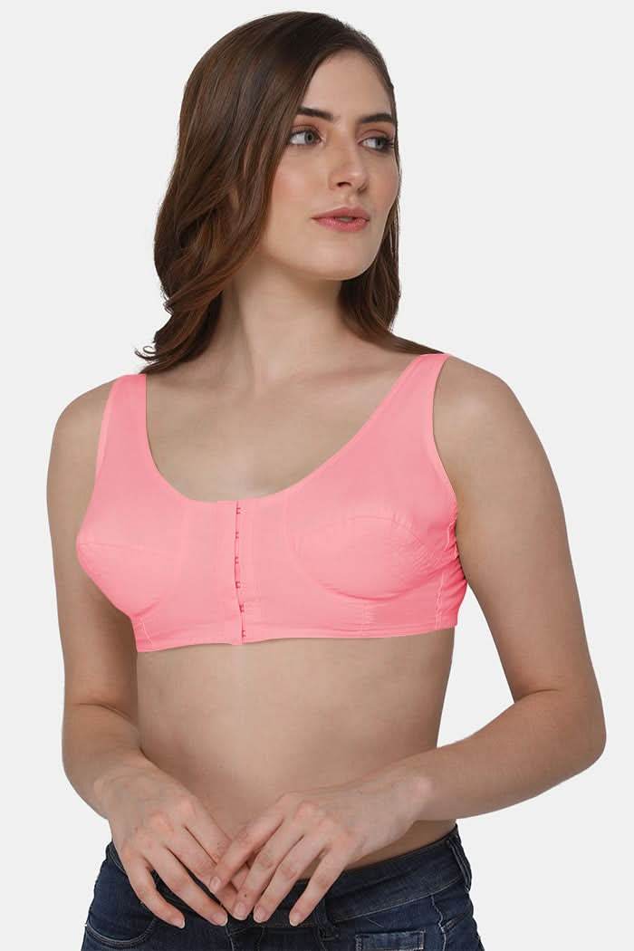 Naidu Hall High Coverage Non-Wired Non-Padded Front Open Cotton Saree Bra - NRPB - Naidu Hall Family Store