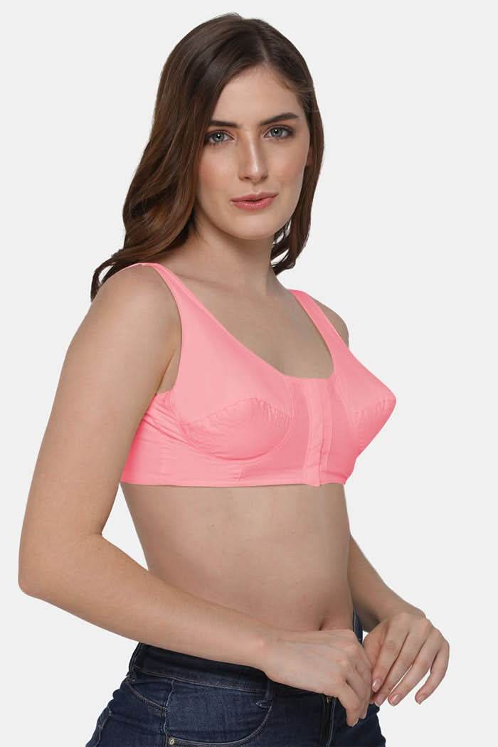 Naidu Hall High Coverage Non-Wired Non-Padded Front Open Cotton Saree Bra - NRPB - Naidu Hall Family Store