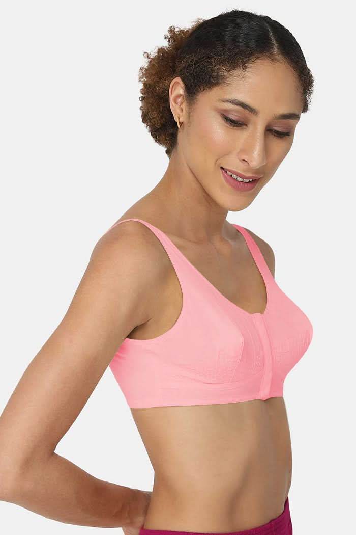 High Coverage Non-Wired Non-Padded Broad Strap Front Open Saree Bra - NHPB - Naidu Hall Family Store