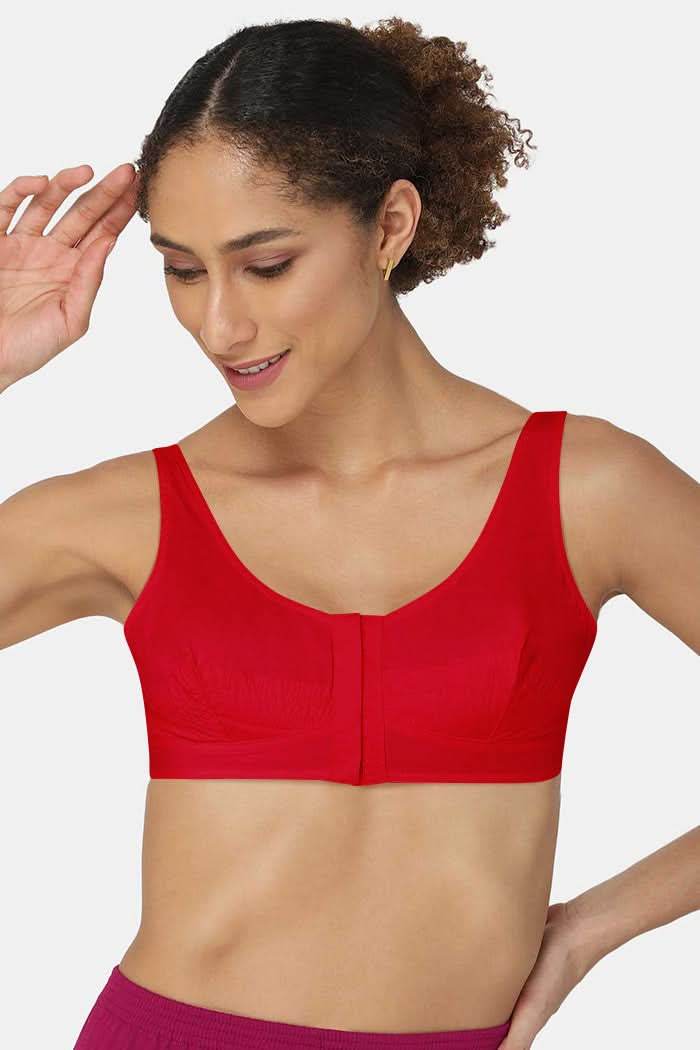 High Coverage Non-Wired Non-Padded Broad Strap Front Open Saree Bra - NHPB - Naidu Hall Family Store
