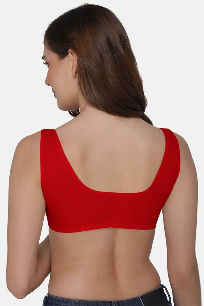 Naidu Hall High Coverage Non-Wired Non-Padded Front Open Cotton Saree Bra - NRPB - Naidu Hall Family Store