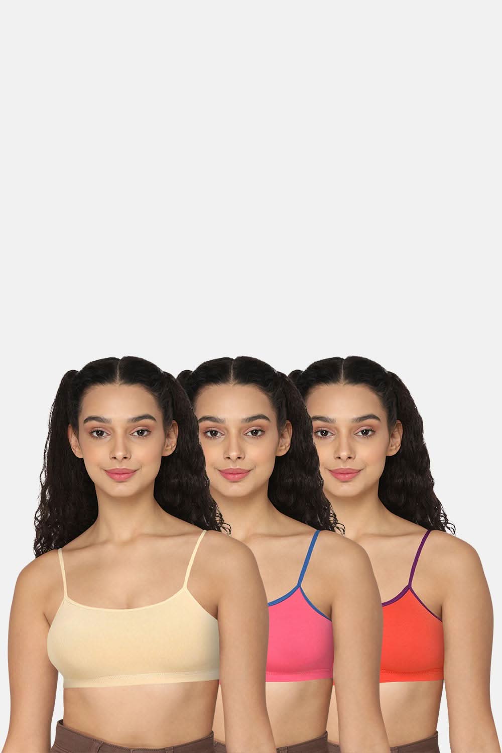 Intimacy Beginner Bra - Skin Pink Orange -Colourful Comfort!