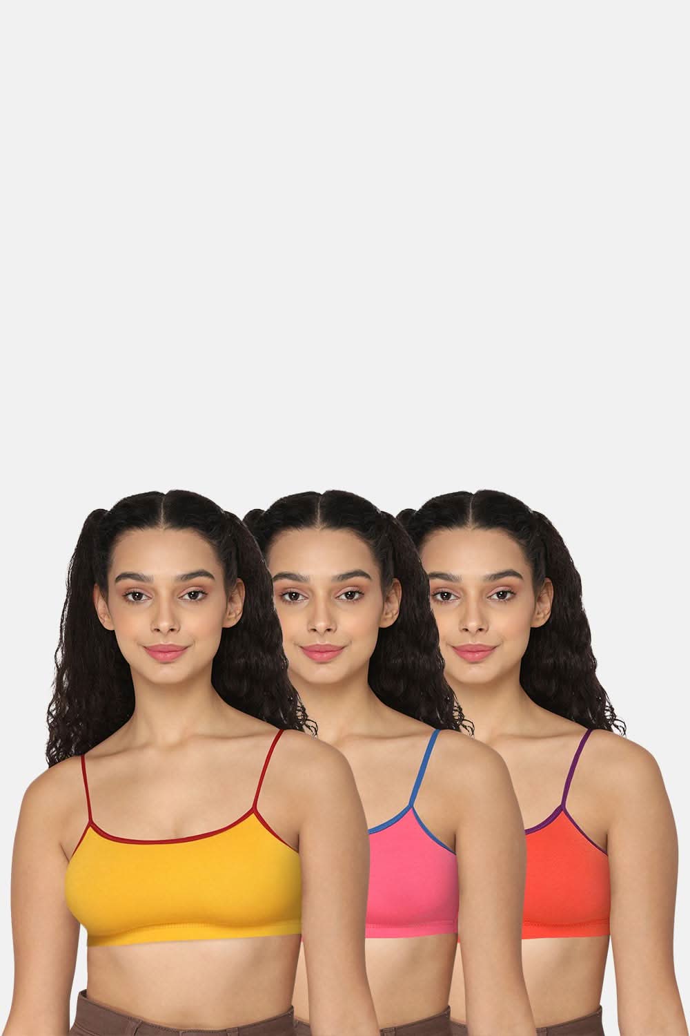 Intimacy Beginner Bra -Yellow Pink Orange-Colourful Comfort!