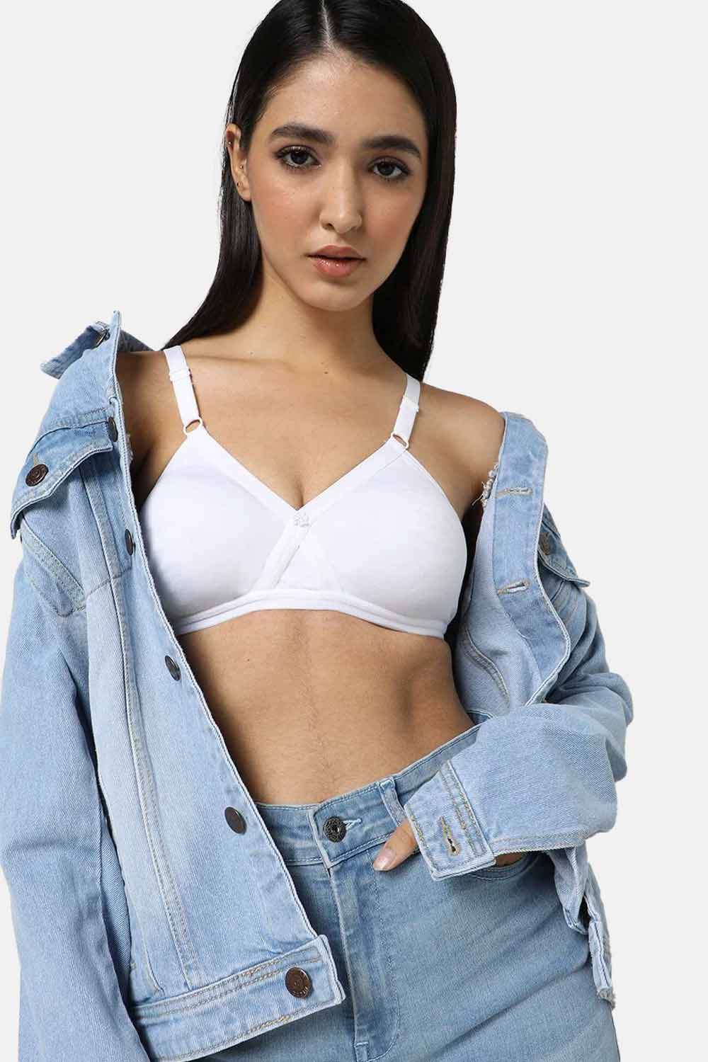 Naidu Hall Non-Wired Non-Padded Adjustable Straps T-Shirt Bra - Pretti - Naidu Hall Family Store