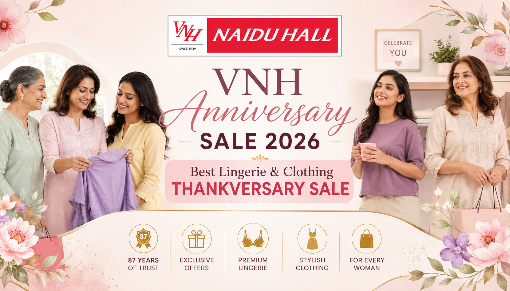 VNH Anniversary Sale 2026: Best Lingerie & Clothing Thankversary Sale
