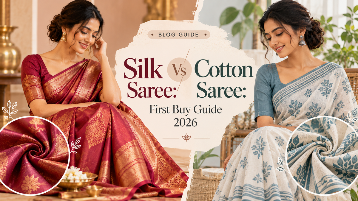 Silk Vs Cotton Saree: First Buy Guide 2026 (5 Tips)